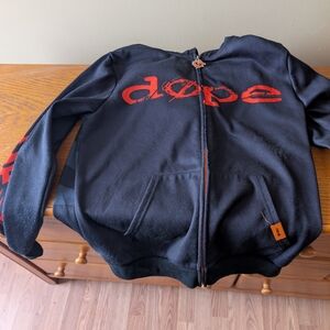 DOPE Black and Red Jacket